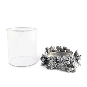 Multi Occasion Decorative Wood Round <b>Candle</b> Holder Festive Holiday <b>Gift</b> <b>Set</b> for Retail Supply and Wholesale Buyers by Zahid - Product Image 3