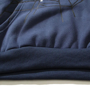 2026 Men's Premium Custom Puff Printing Hoodie 100% Cotton Breathable Heavy Weight Plain Dyed for Autumn Season - Product Image 5
