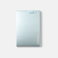 Porte-cartes de crédit en aluminium à blocage RFID Porte-cartes magnétique Magsafe Portefeuille sécurisé Rfid Mag avec pince à billets intégrée