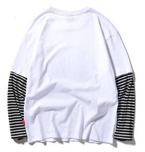 เสื้อยืดแขนยาวผ้าฟลีซสองชั้นสำหรับผู้ชาย |   เสื้อผ้าสตรีทแวร์สไตล์โพลีเอสเตอร์/คอตตอน |   คุณภาพสูง แห้งเร็ว เป็นมิตรกับสิ่งแวดล้อม | - Product Image 2