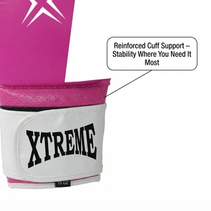 Guantes de boxeo profesionales, guantes de entrenamiento, guantes deportivos de cuero con cierre de velcro, equipo de boxeo, guantes deportivos para entrenamiento - Product Image 5