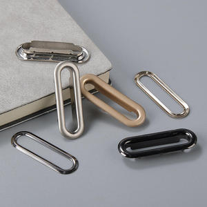 OEM 2026 Ojetes Metálicos Ovalados de Latón de Alta Calidad para Accesorios de Moda, 4 Colores Personalizables - Product Image 6