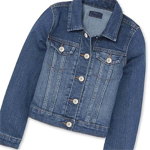Women's Plus Size Casual <b>Denim</b> <b>Jacket</b> Varsity Design Breathable Cotton Turn-Down Collar <b>Long</b> Sleeves Button Printed Crop Top - Product Image 6