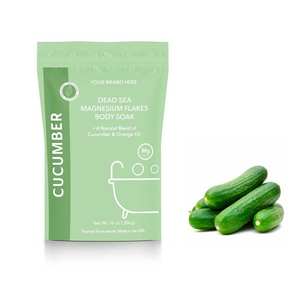 Aromasong Int. Flocons de chlorure de magnésium biologique de la Mer Morte, formules personnalisées USA, marque privée, pour bains effervescents, imprimés en sérigraphie - Product Image 2