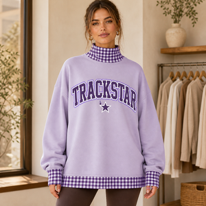 เสื้อพูลโอเวอร์คอเต่าทรงหลวม รุ่น TS-MN-033 สำหรับผู้หญิง สวมใส่ได้ทุกวัน ปักลายได้ตามต้องการ แขนยาว เสื้อผ้าลำลองสำหรับฤดูหนาว จากผู้ผลิต - Product Image 6