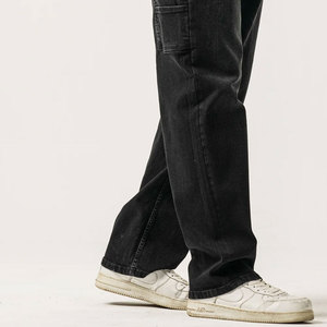 Jeans Innovears personnalisés pour hommes, déchirés, délavés, coupe large, style décontracté, imperméables, écologiques, tendance hiver-printemps, style hip-hop - Product Image 2