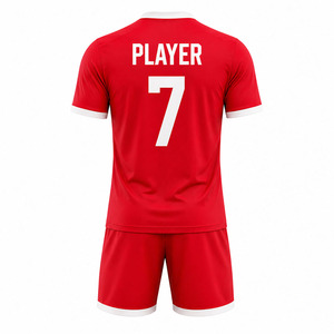 Ensemble de maillots de football personnalisés de qualité supérieure, kit de football, nom et numéro personnalisés, uniformes d'équipe par sublimation, vêtements de sport de haute qualité - Product Image 2