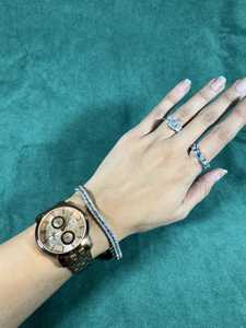 Emerald Cut Tennis Bracelet 925 Sterling Silver VVS Moissanite Diamond Iced Out Luxury Bracelet for <b>Men</b> and Women - Product Image 6