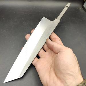 Ensemble de couteaux de chef personnalisés faits à la main Jexmoo avec lame en acier Damas et étui en cuir - Cadeau pour chef - Product Image 3