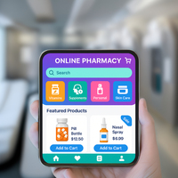 Aplicación de Farmacia en Línea - Versión de Internet para MAC, Android y Linux |   En Existencia