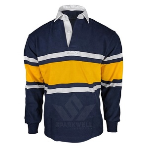 Camiseta de Rugby Sublimada Verde, Blanca y Amarilla para Hombre, Manga Corta, Corte Atlético, Absorbe la Humedad, Cuello Alto, para Todas las Temporadas, Deporte para Adultos - Product Image 4