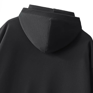 Sweat à capuche personnalisé avec demi-fermeture éclair, vente en gros, hommes, femmes, unisexe, logo brodé, commande en gros, faible MOQ, fournisseur de vêtements sur mesure - Product Image 5