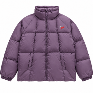 Stylish Men's <b>Lightweight</b> <b>Puffer</b> <b>Jacket</b> Warm Bomber <b>Jacket</b> Zipper Fashionable Style Stand Collar Hooded Waterproof Eco-Friendly - Product Image 1