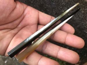 กิ๊บติดผมทำมือจากเขาควายธรรมชาติ ไม้เสียบผม ที่เก็บผมทรงบัน สำหรับผู้หญิง เป็นมิตรกับสิ่งแวดล้อม ของขวัญสำหรับผู้หญิง - Product Image 3