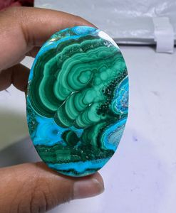 Wholesale Price Natural Chrysocolla <b>Malachite</b> Gemstone High Quality Oval Cut Jewelry Making Green MIX Size - Product Image 1