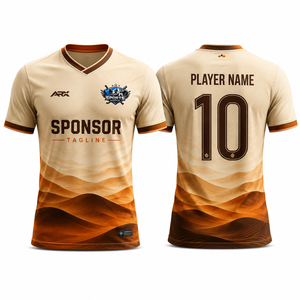 เสื้อฟุตบอลคุณภาพพรีเมียม ผ้าไมโครเมชโพลีเอสเตอร์ แห้งเร็ว ระบายอากาศได้ดี ชุดทีมฟุตบอลสำหรับเยาวชน - Product Image 1