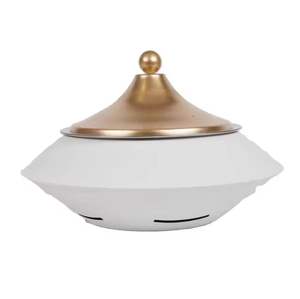 Recipiente de Acero Inoxidable de Lujo para Calentar Comida con Diseño Perforado, Olla para Servir Buffet, Vajilla para Hoteles y Restaurantes - Product Image 3