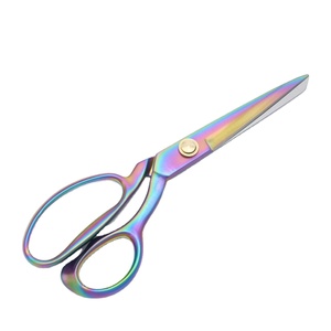 Ciseaux de tailleur 10'' en acier inoxydable avec revêtement en titane, ciseaux de couture professionnels en acier inoxydable pour la coupe des tissus - Product Image 2