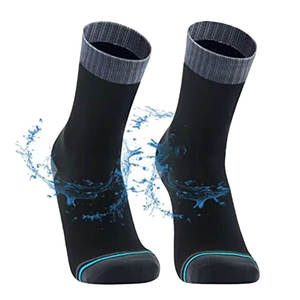 Crew Athletic <b>Socks</b> Black <b>Moisture</b> Wicking Running <b>Socks</b> Spandex Polyester Knitted Solid Men Women Summer Standard - Product Image 4