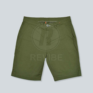 Nouveauté - Shorts en micro-coton 100% - Couleur unie - Écologique - Respirant - Service OEM - Style décontracté moderne - Product Image 3