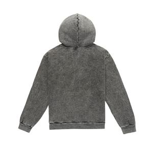 Sweat à capuche épais en coton premium, effet vieilli et délavé à l'acide, OEM, marque privée, vente en gros - Product Image 6