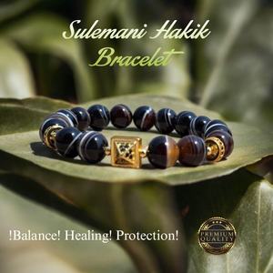 Pulsera de cristal Sulemani Hakik estilo Feng Shui pulido claridad física Mental amor curación emocional para practicantes de Reiki - Product Image 4