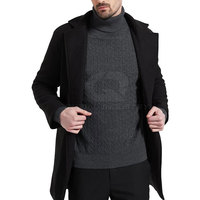 Suéter Clásico de Invierno para Hombre QURILL INDUSTRY, Tejido de Algodón/Lana, Alta Calidad, 220g, Transpirable, Cálido y Moderno, Manga Larga