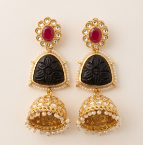 DIVYORO Pendientes clásicos de latón para mujer, para ocasiones de fiesta - Product Image 1