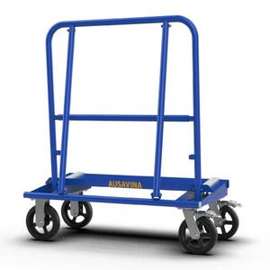 Heavy Duty Industrial Four-<b>Wheel</b> Metal Platform Moving Furniture Hand Truck Dolly Service <b>Cart</b> - Product Image 1