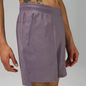 กางเกงขาสั้นผ้าฟลีซสำหรับผู้ชาย ผ้าฝ้ายอุ่นสบาย สไตล์ลำลอง เหมาะสำหรับออกกำลังกายที่ยิมและใส่ในบ้าน - Product Image 5