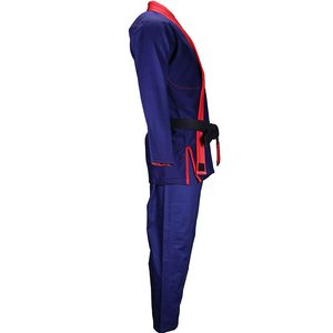 Vêtements d'arts martiaux sur mesure en gros avec logo personnalisé, uniforme de BJJ, karaté, judo, taekwondo, combinaison 100% coton unisexe adulte professionnel - Product Image 3
