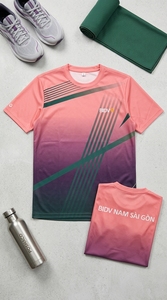 เสื้อปิ๊กเกิลบอล BIDV พิมพ์ลายแบบซับลิเมชั่น ระบายความชื้นได้ดี เสื้อผ้ากีฬาโพลีเอสเตอร์แขนสั้นสำหรับทุกเพศ - Product Image 5