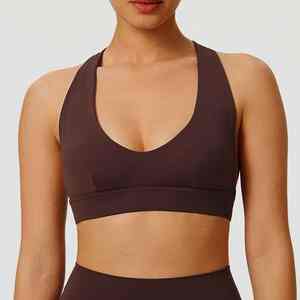 Sujetador Deportivo para Mujer con Logotipo Personalizado al por Mayor, Transpirable, para Fitness, Gimnasio, Yoga, Entrenamiento - Product Image 1