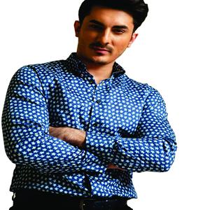 2023 nueva camisa de diseño de cuello de moda informal personalizada OEM para hombre camisa de manga larga con estampado en caliente - Product Image 2