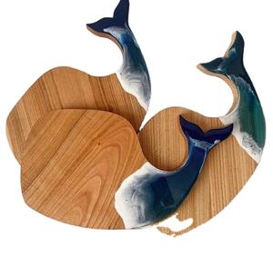 Cuisine en bois et résine en forme de poisson écologique élevé Hôtel planche à découper blocs de charcuterie personnalisation de STAR CRAFTS INDIA - Product Image 1