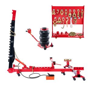 Tirapiedi Idraulico 6T per Carrozzeria con Martinetto ad Aria 3T e Pompa Idraulica a Pedale 6000PSI - Attrezzatura per Riparazione Auto - Product Image 1