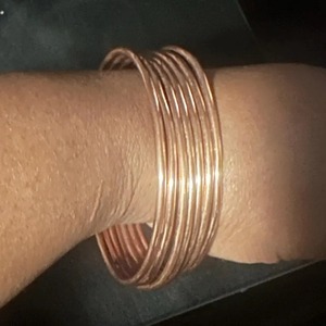 Belladec BI-WT733 Wholesale <b>Copper</b> <b>Bangles</b> Women Religious Eco Friendly Handmade Classic Design Wedding Favors Party Use Red - Product Image 5