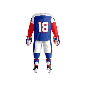 Vêtements de sport légers de qualité supérieure pour équipes, uniforme de hockey sur glace pour hommes, séchage rapide, qualité professionnelle, ensembles d'uniformes de hockey sur glace - Product Image 5