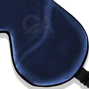 Masque pour les yeux en soie biologique de haute qualité, confortable, avec sangle réglable, toucher doux, occultant la lumière, accessoire de voyage - Product Image 5