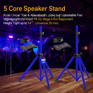 ขาตั้งลำโพงแบบ 5 ขา รุ่น Heavy Duty ปรับระดับได้ สำหรับ PA DJ เวทีและงานอีเว้นท์ ปรับความสูงได้สูงสุด 54 นิ้ว ใช้ได้กับลำโพงขนาด 35 มม. - Product Image 3