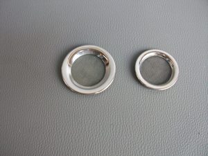 Crépine d'évier de cuisine en acier inoxydable, grand modèle à rebord large de 4,5 pouces de diamètre, compatible lave-vaisselle, sans rouille - Product Image 5