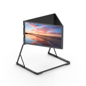 2026 18.5 इंच पोर्टेबल ट्रिपल स्क्रीन मॉनिटर वन-केबल एर्गोनोमिक एडजस्टेबल स्टैंड एफएचडी प्लस रिज़ॉल्यूशन हॉट सेलिंग - Product Image 5