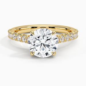 Anillo de compromiso con diamante solitario - Product Image 3