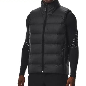 Gilet matelassé sans manches fin et brillant pour l'automne, imperméable et rafraîchissant, avec capuche, broderie de logo personnalisée, vêtements d'extérieur pour femmes, enfants et hommes - Product Image 5