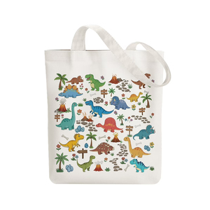 Good Quality Cotton Canvas Shopping Tote <b>Bag</b> Reusable Printed Grocery <b>Bag</b> With Long Handles Eco Friendly Hand Wear - Product Image 1