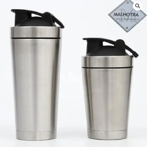 Bouteille shaker robuste en acier inoxydable de 750 ml avec couvercle hermétique pour le mélange de protéines, la nutrition sportive et les séances de gym quotidiennes - Product Image 2