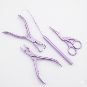 Kits d'extensions capillaires haut de gamme avec outils d'installation et de retrait pour les stylistes professionnels - Product Image 3