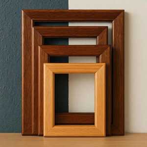 Geometric 3D Cube Inlay Wooden Picture Frame Bone Inlay Tabletop Photo Frame Wholesale Custom Desk <b>Framing</b> - Product Image 4