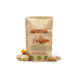 Turmeric Ginger Cinnamon Tea & Turmeric, Ginger and Cinnamon <b>Blended</b> Herbal Tea Bags - Product Image 4