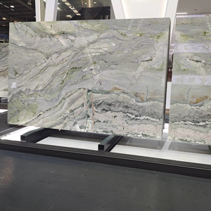 Qualité supérieure-Dalle de marbre fritté de luxe Usine du Vietnam-Dalles de marbre de finition de surface polies pour cuisine/sol/mur - Product Image 1